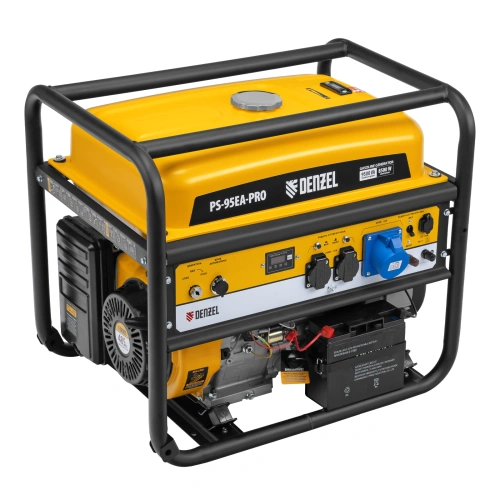 Генератор бензиновый PS-95EA-PRO, 9,5 кВт, 230 В, 40 л, разъём ATS, эл.старт Denzel по ценам производителя в Воронеже с доставкой по всей России