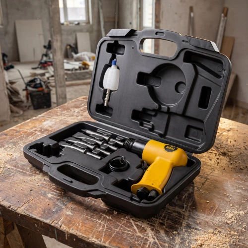 Пневматический молоток НР4500 + набор насадок, 113 л/мин, 4500 уд/мин Denzel по ценам производителя в Воронеже с доставкой по всей России