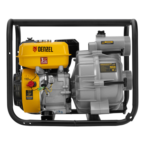 Мотопомпа бензиновая для грязной воды PX-80D7, 7 л.с., 3", 1300 л/мин, глуб 8 м,напор 30 м Denzel по ценам производителя в Воронеже с доставкой по всей России