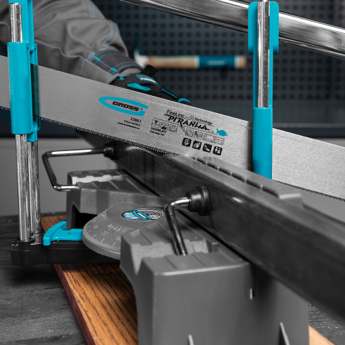 Стусло прецизионное, пила 550 мм, две прижимные струбцины Gross по ценам производителя в Воронеже с доставкой по всей России