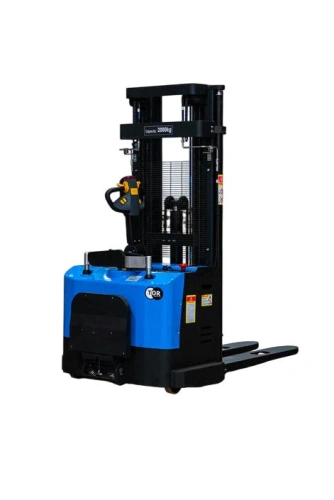 Штабелер самоходный 2,0 т 6,2 м TOR ES20T4 24/210 В/Ач ЭУР, Curtis, H-мачта (с платформой) по ценам производителя в Воронеже с доставкой по всей России