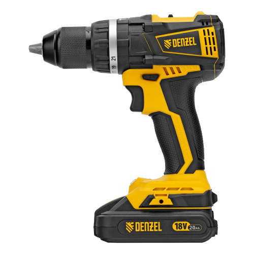 Дрель-шуруповерт аккумуляторная ударная бесщет CIDB-IB-18-02, Li-Ion, 18 В, 2 акк. Denzel по ценам производителя в Воронеже с доставкой по всей России
