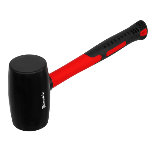 Киянка резиновая, 680 г, черная резина, фибергласовая рукоятка Matrix по ценам производителя в Воронеже с доставкой по всей России