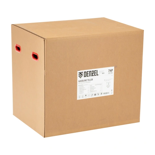 Мотоблок DPT-270X, 7 л.с, дисковое сцепление, ширина 90 см, глубина 35 см, фрез 3 х 4, ВОМ, передачи 2В/1Н Denzel купить в Москве с доставкой по всей России | ProtosMarket.ru