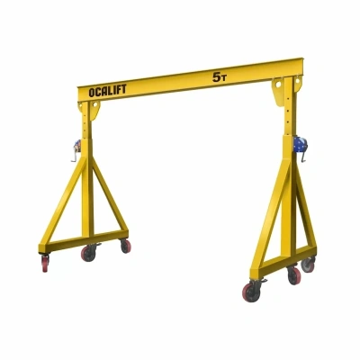 Мини-кран козловой c регулируемой высотой МПУ 5т (3,5-5)х4 метра