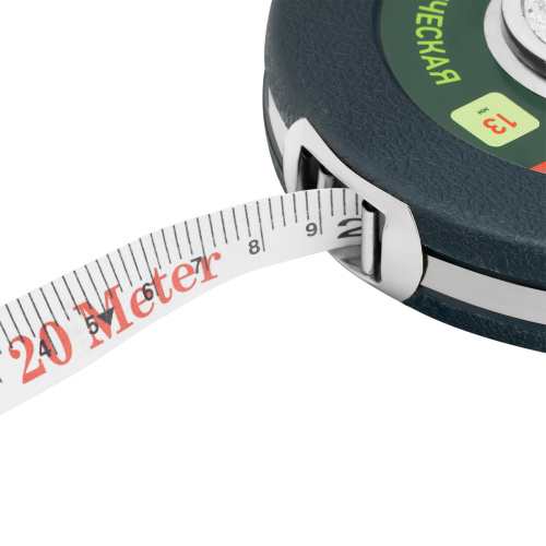 Рулетка геодезическая 20 м х 13 мм, закрытый корпус, фибергласовая лента Сибртех по ценам производителя в Воронеже с доставкой по всей России
