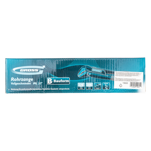 Ключ трубчатый рычажный 0.5, №0, цельнокованый, CrV, тип "B" Gross по ценам производителя в Воронеже с доставкой по всей России