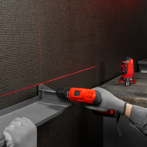 Лазерный уровень ML01T, дальность 10 м, точность ± 0,5 мм, / 1 м, длина волны 650 нм, проекция 1 вертикальная 1 горизонтальная плоскость, резьба под штатив 5/8" Matrix по ценам производителя в Воронеже с доставкой по всей России