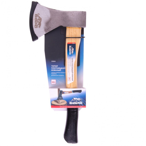 Топор плотницкий, кованый, деревянная рукоятка, 800 г, пескоструйное покрытие полотна Барс по ценам производителя в Воронеже с доставкой по всей России