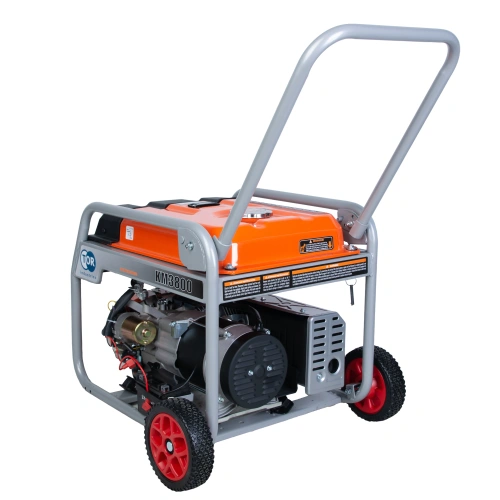 Генератор бензиновый 2,5 кВт 220В 16 л с электростартером и колесами TOR KM3800H по ценам производителя в Воронеже с доставкой по всей России