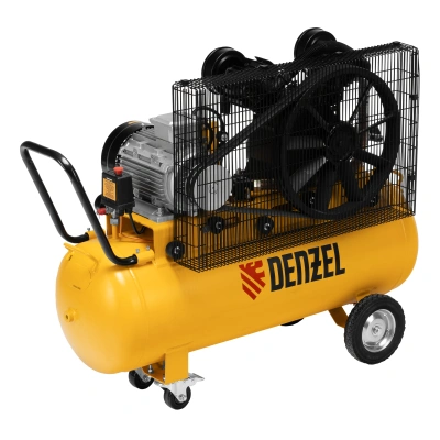 Компрессор воздушный рем. привод BCV 4000-T/100, 4,0 кВт, 100 литров, 690 л/мин Denzel по ценам производителя в Воронеже с доставкой по всей России