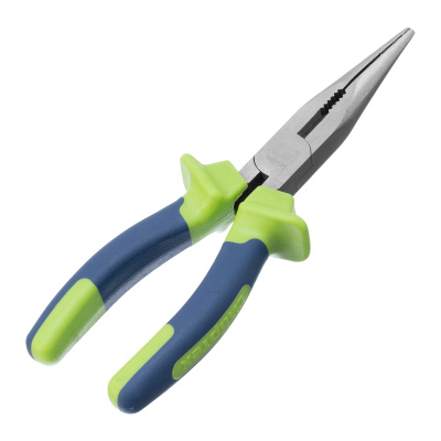 Длинногубцы прямые, 180 мм, двухкомпонентные рукоятки Сибртех по ценам производителя в Воронеже с доставкой по всей России