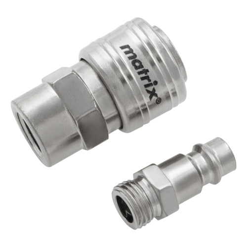 Набор переходников, быстросъемное соединение, резьбовое соед, 2 шт, внутр. D 1/4 Matrix по ценам производителя в Воронеже с доставкой по всей России