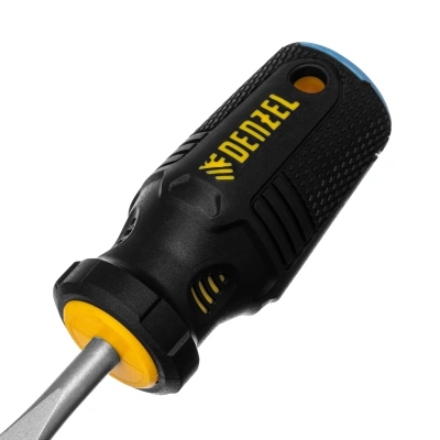 Отвертка, SL6x38 мм, S2, 3к рукоятка Denzel по ценам производителя в Воронеже с доставкой по всей России