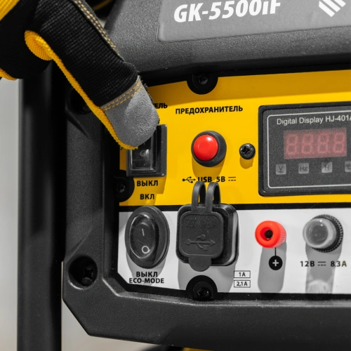 Генератор инверторный GK-5500iF, 5,5 кВт, 230 В, ручной старт DENZEL по ценам производителя в Воронеже с доставкой по всей России