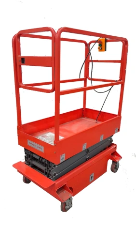 Подъемник ножничный передвижной 240 кг 3/5 м TOR GTJY DC аккумуляторный по ценам производителя в Воронеже с доставкой по всей России