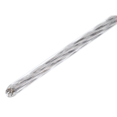 Трос металлополимерный прозрачный ПР-3.0, толщина 3.0 мм, моток 20 метров Сибртех по ценам производителя в Воронеже с доставкой по всей России