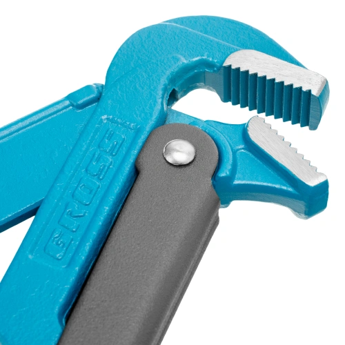 Ключ трубный рычажный 1.5, №2, цельнокованый, CrV, тип "L" Gross по ценам производителя в Воронеже с доставкой по всей России