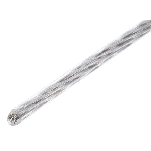 Трос металлополимерный прозрачный ПР-3.0, толщина 3.0 мм, моток 20 метров Сибртех по ценам производителя в Воронеже с доставкой по всей России