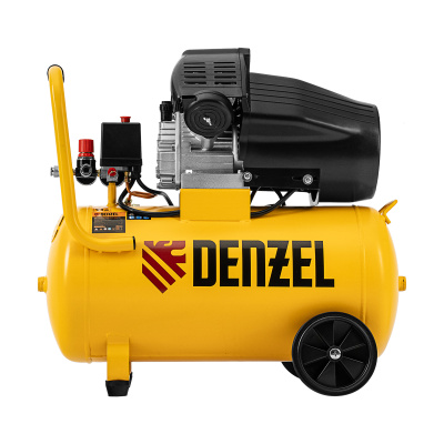 Компрессор воздушный прям. привод DCV1800/50, 1,8 кВт, 50 литров, 320 л/мин Denzel по ценам производителя в Воронеже с доставкой по всей России