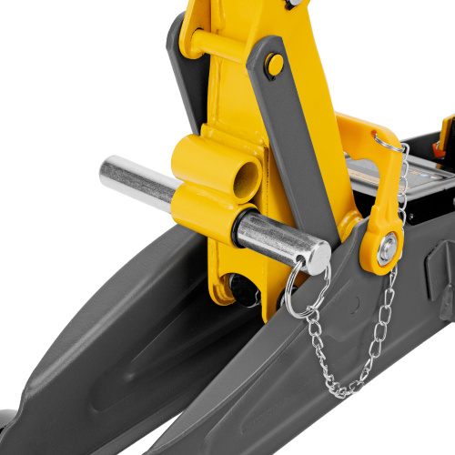 Домкрат гидравлический подкатной с фиксатором, 2 т, 130-330 мм, в кейсе Denzel по ценам производителя в Воронеже с доставкой по всей России