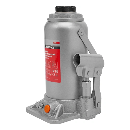 Домкрат гидравлический бутылочный, 16 т, h подъема 230-460 мм Matrix по ценам производителя в Воронеже с доставкой по всей России