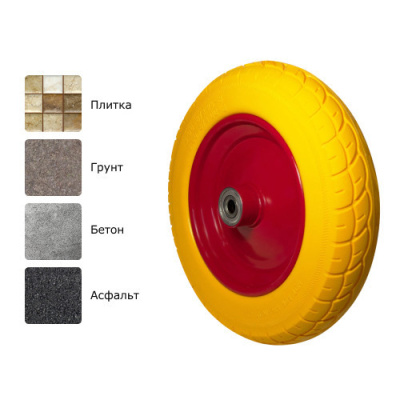 Пенополиуретановое колесо PU 3000-20 S купить в Москве с доставкой по всей России | ProtosMarket.ru