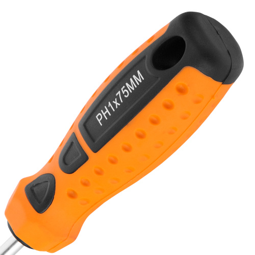 Отвертка "Point", PH1 х 75 мм, CS, двухкомпонентная рукоятка Sparta по ценам производителя в Воронеже с доставкой по всей России