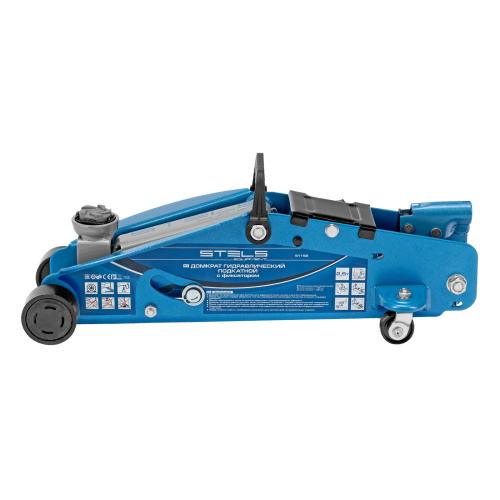 Домкрат гидравлический подкатной 2.5 т, с фиксатором, Safety Pin, 140-385 мм Stels по ценам производителя в Воронеже с доставкой по всей России