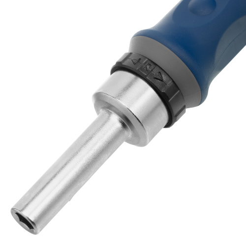 Отвертка реверсивная с набором бит и торцевыми головками, 35 шт, CrV Сибртех по ценам производителя в Воронеже с доставкой по всей России