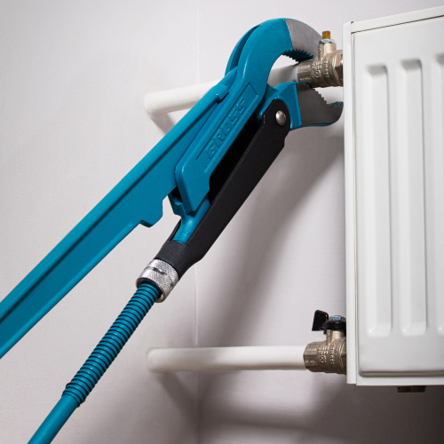 Ключ трубный рычажный 3, №4, цельнокованый, CrV, тип "S" Gross по ценам производителя в Воронеже с доставкой по всей России