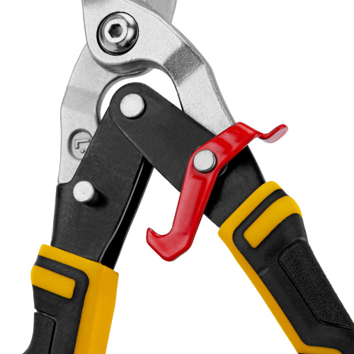 Ножницы по металлу, 270 мм, прямой и левый рез, сталь-СrMo, трехкомпонентные рукоятки Denzel по ценам производителя в Воронеже с доставкой по всей России