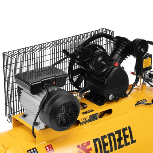 Компрессор воздушный BCV2200/100, ременный привод, 2.2 кВт, 100 литров, 370 л/мин Denzel по ценам производителя в Воронеже с доставкой по всей России