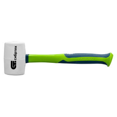 Киянка резиновая, 680 г, белая резина, фибергласовая рукоятка Сибртех по ценам производителя в Воронеже с доставкой по всей России