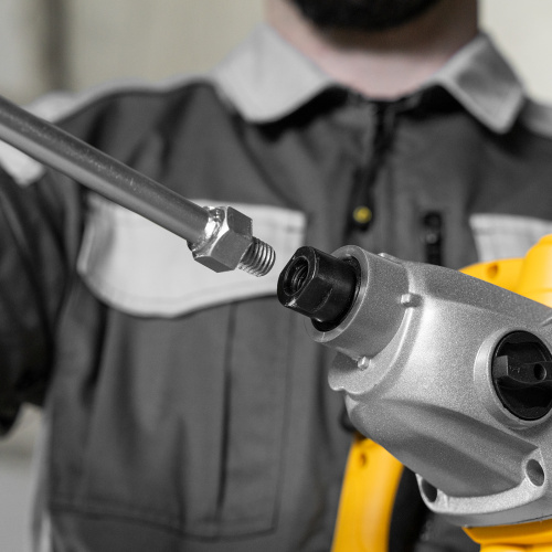 Насадка для миксера, для тяжелых растворов, 120 х 590 мм, оцинкованная, хвостовик резьба М14 Сибртех по ценам производителя в Воронеже с доставкой по всей России