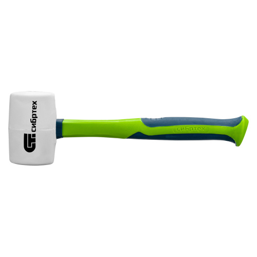 Киянка резиновая, 680 г, белая резина, фибергласовая рукоятка Сибртех по ценам производителя в Воронеже с доставкой по всей России