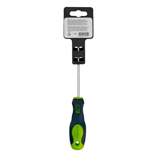 Отвертка, SL3 х 100 мм, CrV, двухкомпонентная рукоятка Сибртех по ценам производителя в Воронеже с доставкой по всей России