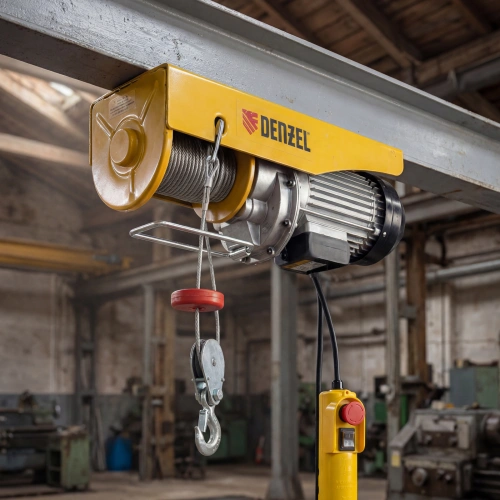 Тельфер электрический TF-1000,1 т, 1600 Вт, высота 12 м, 8 м/мин Denzel по ценам производителя в Воронеже с доставкой по всей России