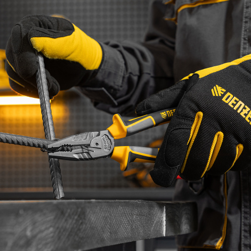 Плоскогубцы комбинированные 205 мм, трехкомпонентные рукоятки Denzel по ценам производителя в Воронеже с доставкой по всей России