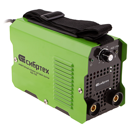 Инверторный аппарат дуговой сварки ИДС-170K, 170 А, ПВ 80%, диаметр электрода 1,6-3,2 мм Сибртех по ценам производителя в Воронеже с доставкой по всей России