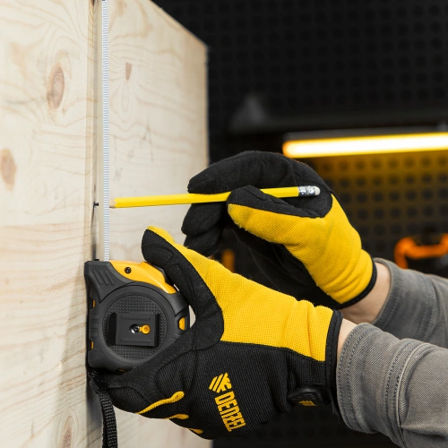 Рулетка 5м х 25мм, обрезиненный корпус, автоматическая фиксация Denzel по ценам производителя в Воронеже с доставкой по всей России