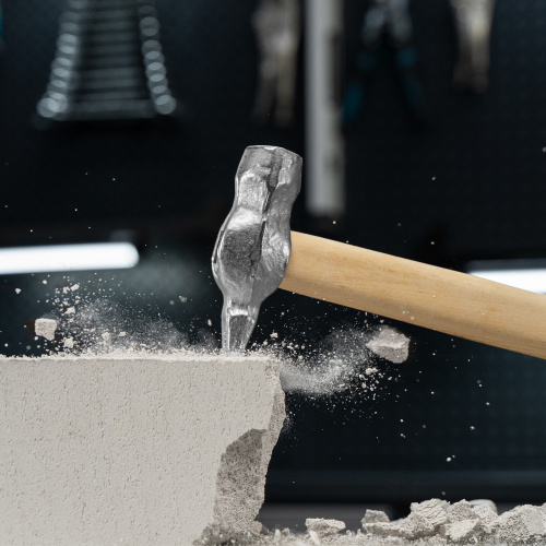 Молоток слесарный, 800 г, круглый боек, деревянная рукоятка по ценам производителя в Воронеже с доставкой по всей России