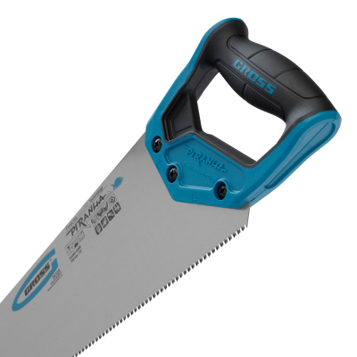 Ножовка по дереву "Piranha", 550 мм, 11-12 TPI, зуб-3D, каленый зуб, двухкомпонентная рукоятка Gross по ценам производителя в Воронеже с доставкой по всей России