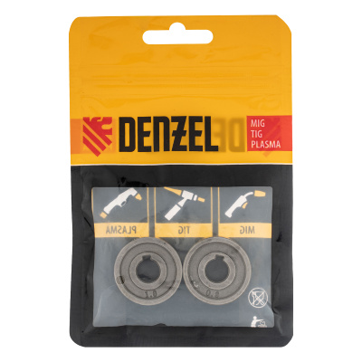 Подающий ролик, V профиль под стальную проволоку 0,8-1мм, 2 шт Denzel по ценам производителя в Воронеже с доставкой по всей России