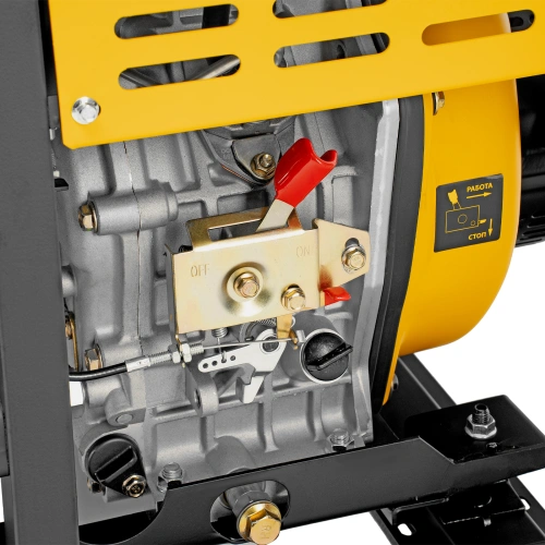 Генератор дизельный DES-55, 5,5 кВт, 230 В, 11 л, ручной стартер Denzel по ценам производителя в Воронеже с доставкой по всей России