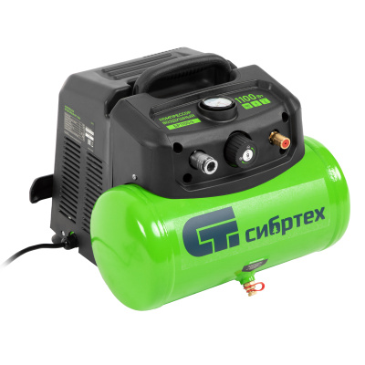 Компрессор воздушный безмаслянный BL 1100/6 1100Вт, ресивер 6 литров, 180 л/мин Сибртех по ценам производителя в Воронеже с доставкой по всей России