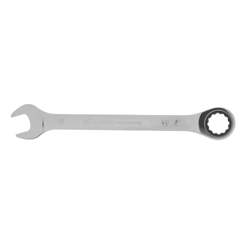 Ключ комбинированный трещоточный, 19 мм, CrV, зеркальный хром Matrix Professional по ценам производителя в Воронеже с доставкой по всей России