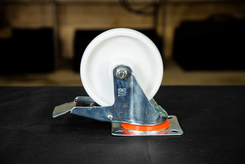 Колесо поворотное полипропилен SRCnb 63 160 мм с торозом (N) по ценам производителя в Воронеже с доставкой по всей России