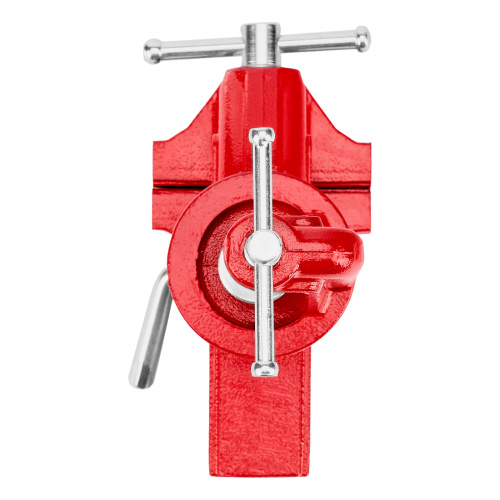 Тиски слесарные, 80 мм, настольные, поворотные, c наковальней MTX по ценам производителя в Воронеже с доставкой по всей России