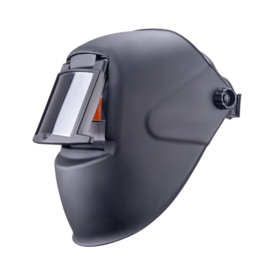 Маска сварщика ГЛАДИАТОР "черная" С5  (пр-во FoxWeld) с откидным стеклом по ценам производителя в Воронеже с доставкой по всей России